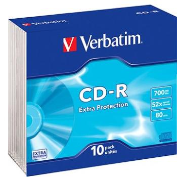 VERBATIM CD-R 80 52× EXTRA slim 10pck/BAL (43415)