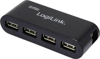 LogiLink UA0085 4 porty USB 2.0 hub  čierna