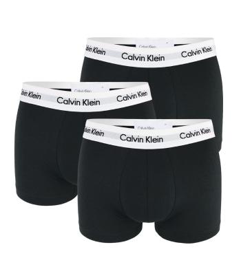 CALVIN KLEIN - 3PACK Cotton stretch black boxerky-M (81-86 cm)