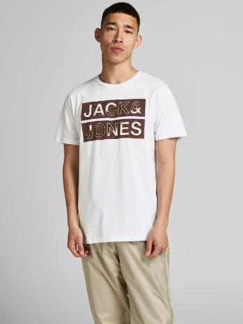 Jack & Jones Space Logo Tričko Biela