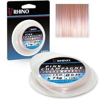 Rhino fluorocarbon pink champagne 15 m - 0,45 mm 11 kg