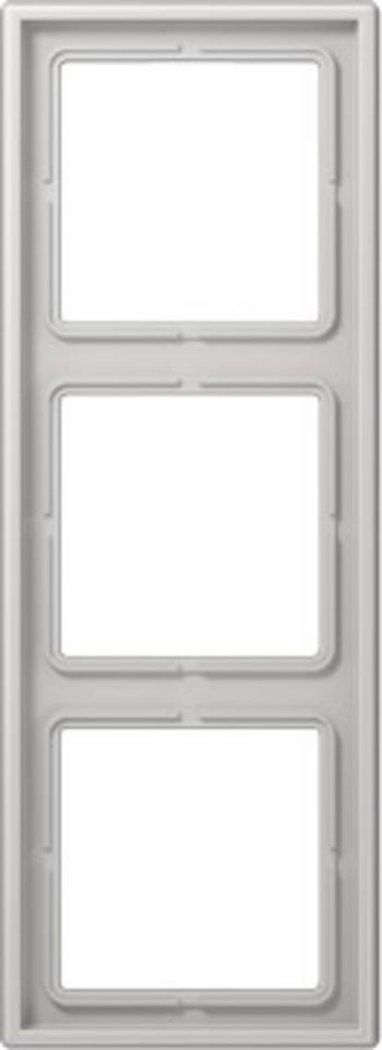 Jung 3-násobný rámček kryt  sivá LS983LG
