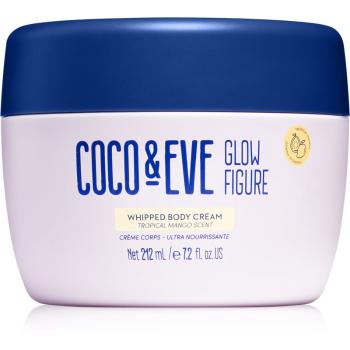 Coco & Eve Glow Figure Whipped Body Cream výživný telový krém s vôňou Tropical Mango 212 ml