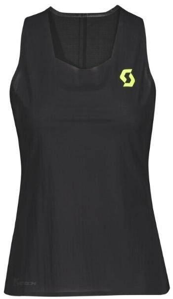 Scott RC Run Kinetech Womens Tank Yellow/Black M Bežecké tielko