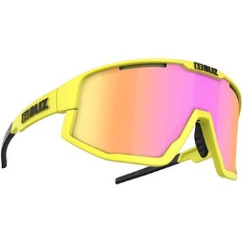 Bliz FUSION Matt Neon Yellow Brown w Purple multi Cat.3 (7318480112407)