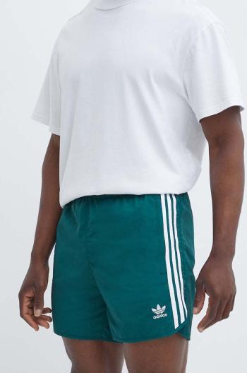 Šortky adidas Originals pánske, zelená farba, IM9416