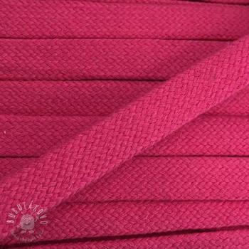 Bavlnená šnúra plochá 15 mm fuchsia