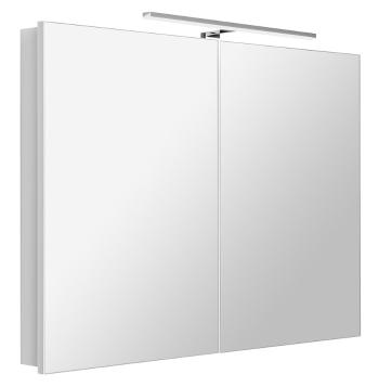 SAPHO - GRETA galérka s LED osvetlením, 101x70x14cm, biela mat GR100-0031