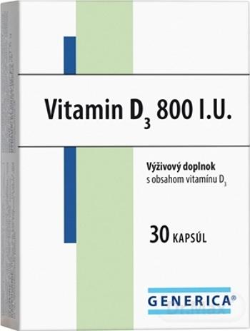GENERICA Vitamin D3 800 I.U.