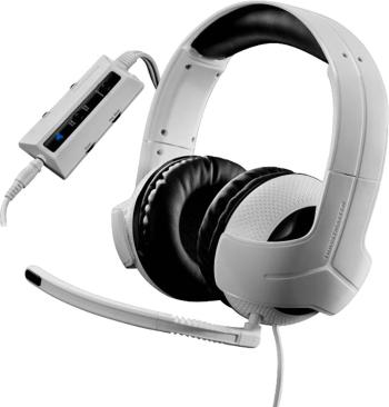 Thrustmaster Y-300CPX herný headset s USB, jack 3,5 mm káblový cez uši biela, čierna stereo
