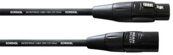 Mikrofónny kábel Cordial 5 m REAN XLR-F / XLR-M 5 m čierna XLR (F) / XLR (M)