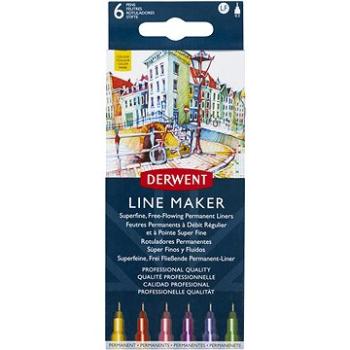 DERWENT Line Maker Colour 0,3 mm, 6 farieb (2305576)