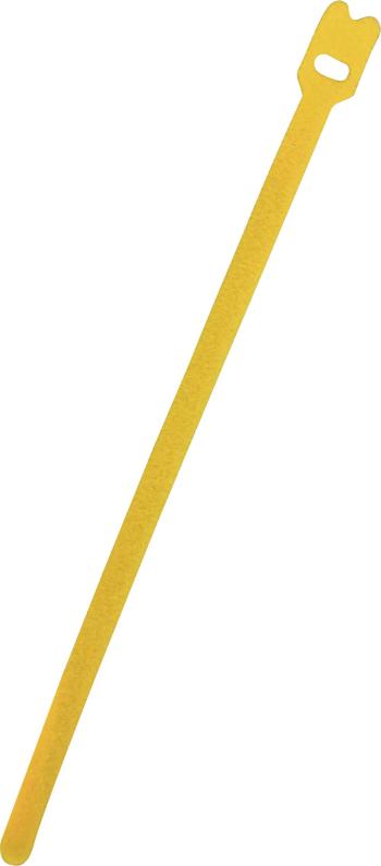 FASTECH® ETK-7-200-0208 káblový manažér na suchý zips na spojovanie háčiková a flaušová časť (d x š) 200 mm x 7 mm žltá