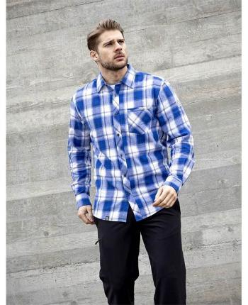 Košeľa ARDON®OPTIFLANNELS stredne modrá royal | H9752/3XL