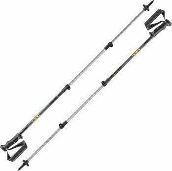 Leki Journey Lite Dark Anthracite/Black/Mango 100 - 135 cm Turistické palice