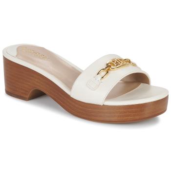 Lauren Ralph Lauren  ROXANNE-SANDALS-FLAT SANDAL  Šľapky Biela