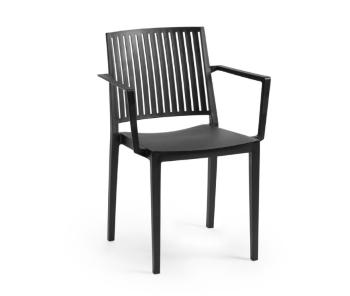 ArtRoja Záhradné kreslo BARS ARMCHAIR Farba: Čierna