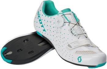 Scott Road Comp BOA Women's Gloss White/Turquoise Blue 41