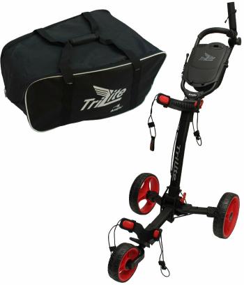 Axglo TriLite SET Black/Red Manuálny golfový vozík