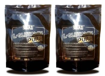 1+1 Zadarmo: L-Glutamin pure od Best Nutrition 250 g + 250 g