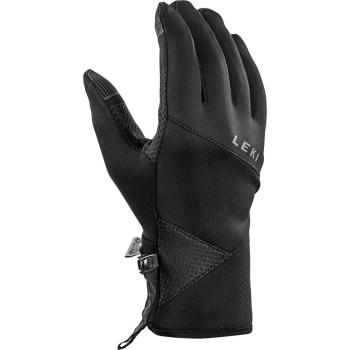 Päťprsté rukavice Leki Traverse black 7