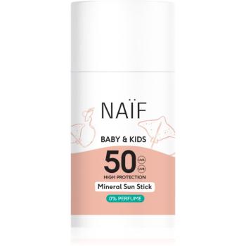 Naif Baby & Kids Mineral Sun Stick tyčinka na opaľovanie SPF 50 36 g