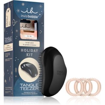 invisibobble x Tangle Teezer Holiday Kit sada (pre dokonalý vzhľad vlasov)