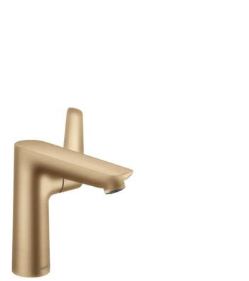 Umývadlová batéria Hansgrohe Talis E s výpusťou kartáčovaný bronz 71754140