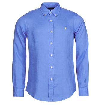 Polo Ralph Lauren  Košele s dlhým rukávom Z221SC19  Modrá