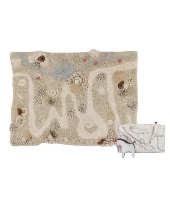 Ourbaby washable play rug 31994-0 obdĺžnik 120 x 160 cm hnedá prírodná