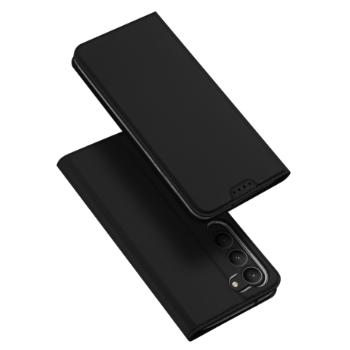 Dux Ducis Skin Pro knižkové kožené puzdro na Samsung Galaxy S23 Plus, čierne