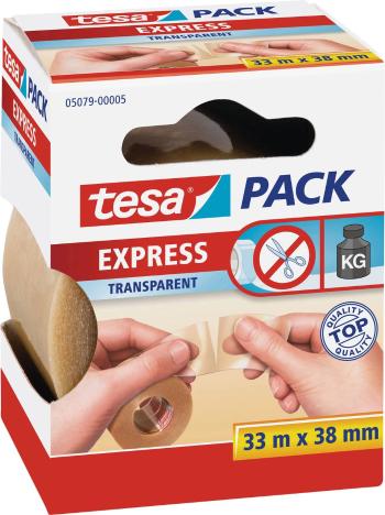 tesa EXPRESS 05079-00005-01 baliace lepiaca páska tesapack® Express priehľadná (d x š) 33 m x 38 mm 1 ks
