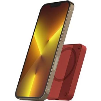 Epico 4200mAh MagSafe kompatibilná bezdrôtová power banka – červená (9915101400015)