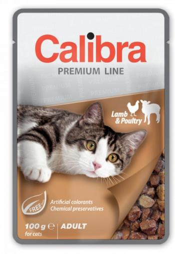 Calibra KAPSIČKA Premium cat Adult Jahňa & hydina v omáčke 24x100g