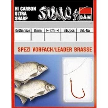 DAM Sumo Spezi Bream Red Veľkosť 12 0,14 mm 80 cm 10 ks (4044641019928)