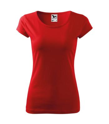 MALFINI Dámske tričko Pure - Červená | L