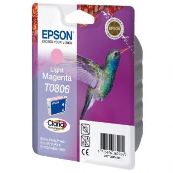 Epson originál ink C13T08064011, light magenta, Epson Stylus Photo PX700W, 800FW, R265, 285, 360, RX560, light magenta