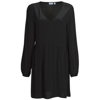 Vila  VIFINI L/S SHORT DRESS  Krátke šaty Čierna