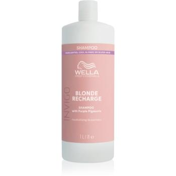 Wella Professionals Invigo Blonde Recharge šampón pre blond vlasy neutralizujúci žlté tóny 1000 ml