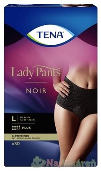 TENA Lady Pants Plus Noir L čierne dámske naťahovacie inkontinenčné nohavičky 30ks