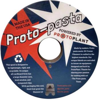 Proto-Pasta FEP12805  vlákno pre 3D tlačiarne #####PLA magnetisch  2.85 mm 500 g sivá  1 ks