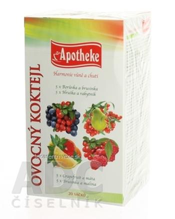 APOTHEKE PREMIER SELECTION ČAJ OVOCNÝ KOKTEJL 20x2 g (40 g)