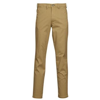 Selected  Nohavice Chinos/Nohavice Carrot SLHSLIM-MILES FLEX CHINO PANTS  Hnedá
