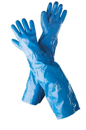 UNIVERSAL AS rukavice návlek 65 cm modrá 10