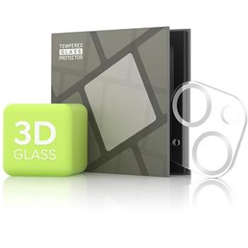 Tempered Glass Protector pre kameru iPhone 13 mini/13 –3D Glass, strieborné (Case friendly) (TGR-AIP13M-SL)