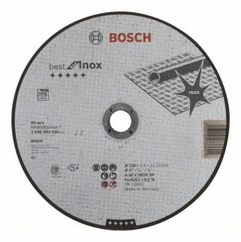 Bosch Accessories 2608603508 2608603508 rezný kotúč rovný  230 mm 22.23 mm 1 ks
