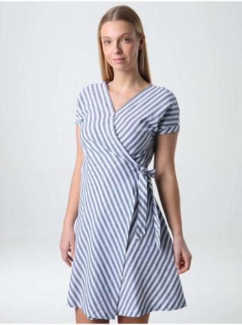 Voľnočasové šaty pre ženy LOAP - modrá, biela