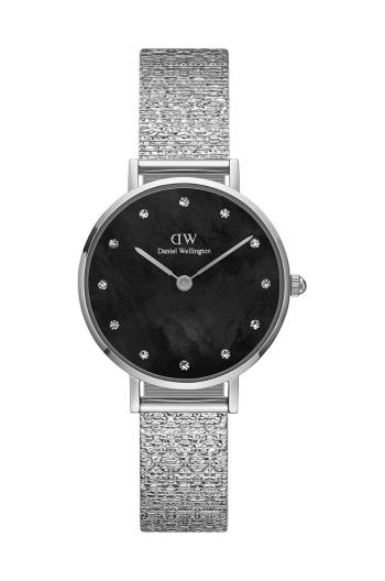 Hodinky Daniel Wellington Petite 28 Lumine S dámske, strieborná farba