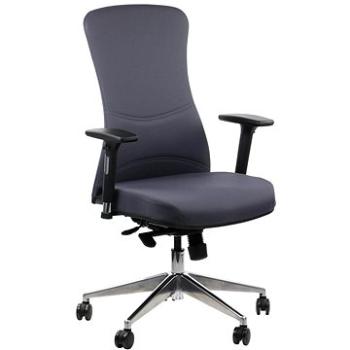 Otočná stolička s predĺženým sedákom KENTON/ALU/GREY (Stema_5903917400879)