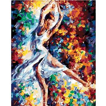 Maľovanie podľa čísel – Tanečnica vo farbách (HRAmal00565nad)